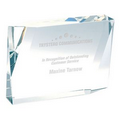 Beveled Rectangle Crystal Award